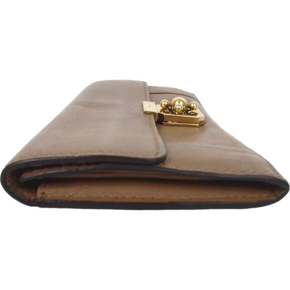 909158AE Chloe Wallet Long Brown Leather - Picture 4 of 12